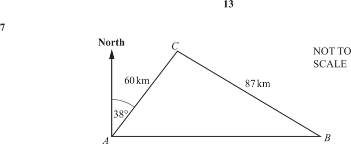 Mark scheme example: Bearings diagram